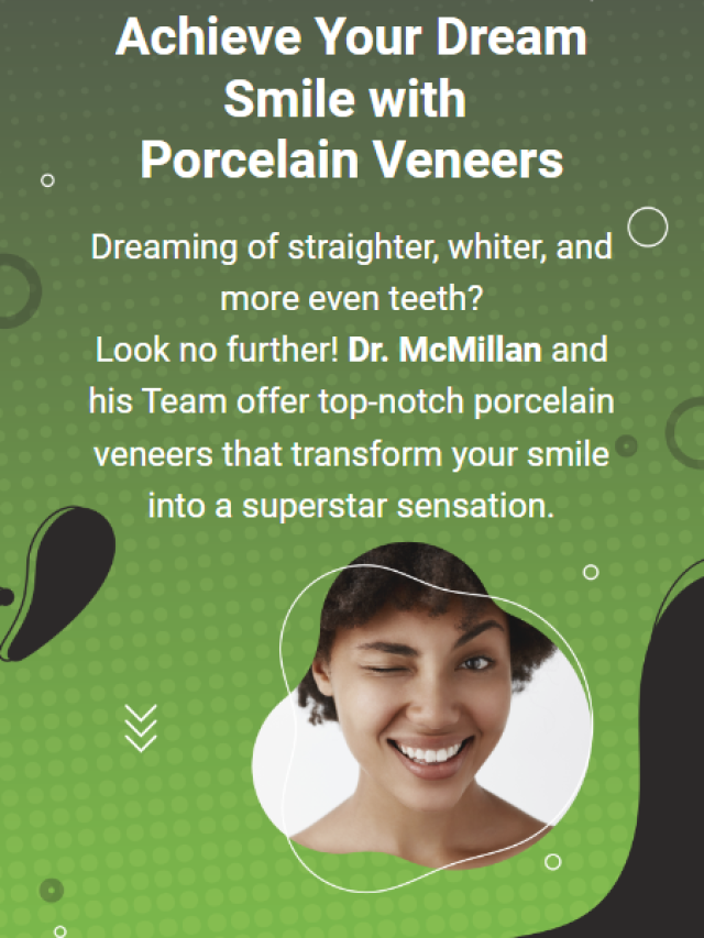 Achieve Your Dream Smile with  Porcelain Veneers